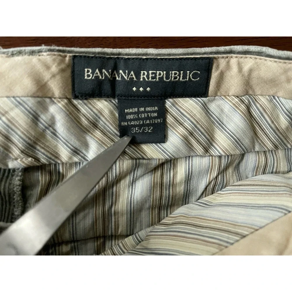Banana Republic Men 35x30 Vintage Straight Corduroy Pants Classic Casual
